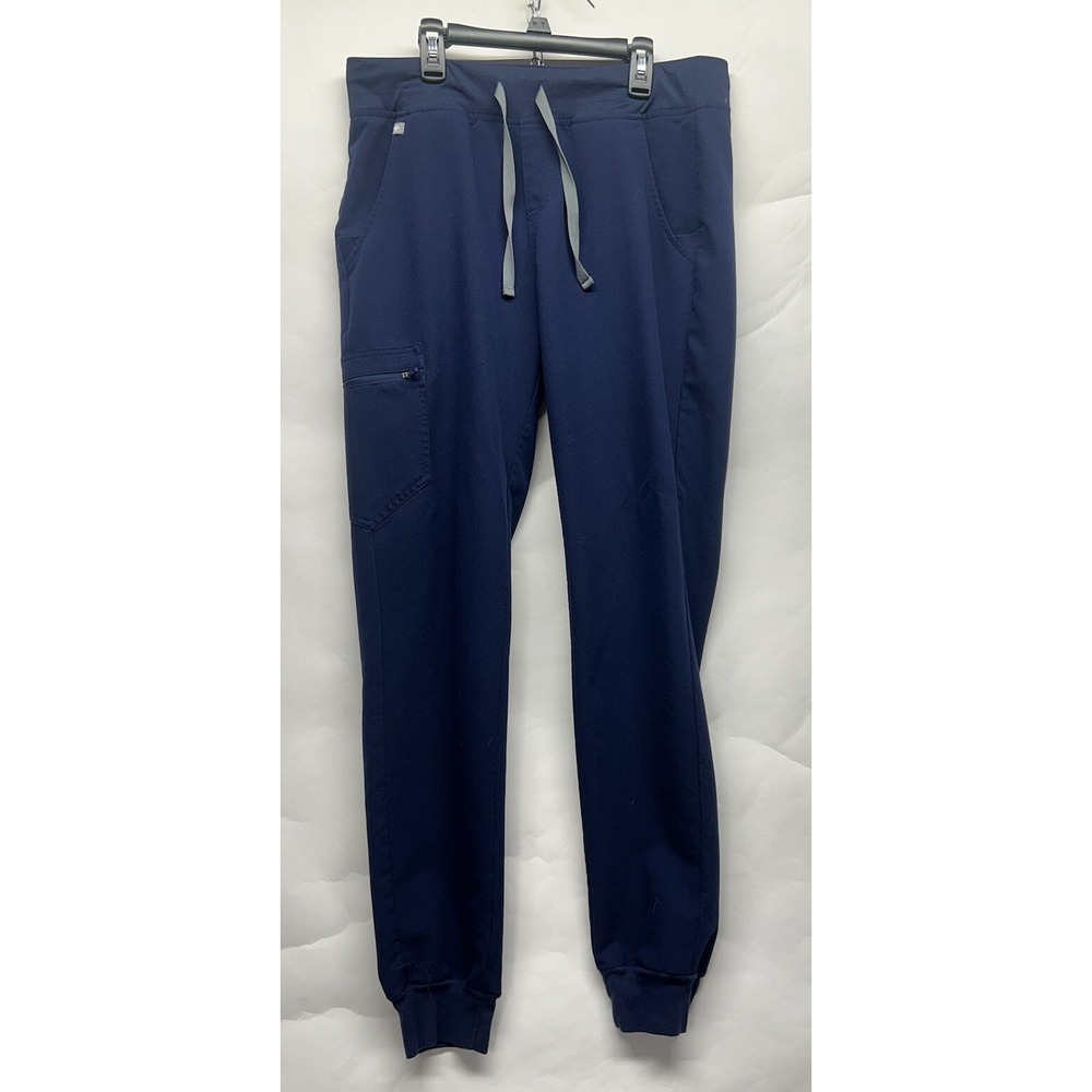 Figs Womens Size M/T Blue Zamora High Waisted Jogger Scrub Pants (L7)